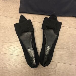 Prada Black Bow Flats